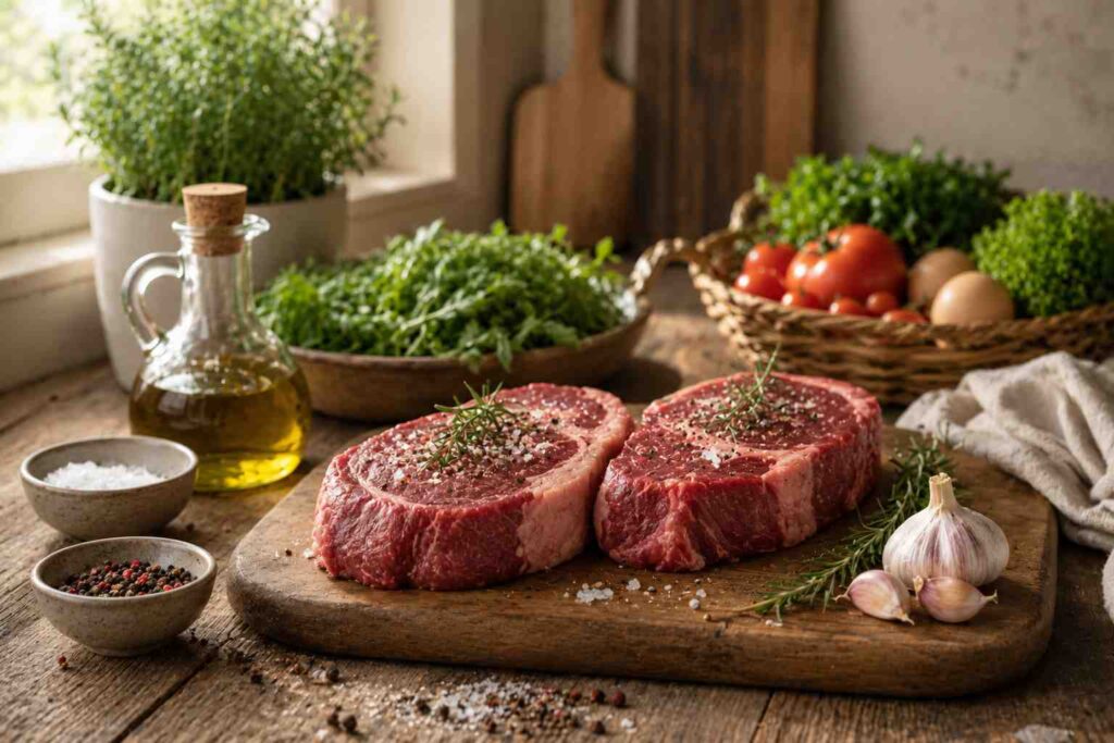 Grass-fed meat