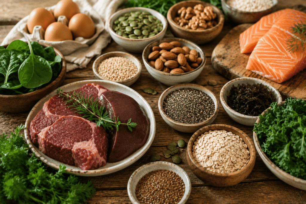 Alimentos ricos en minerales